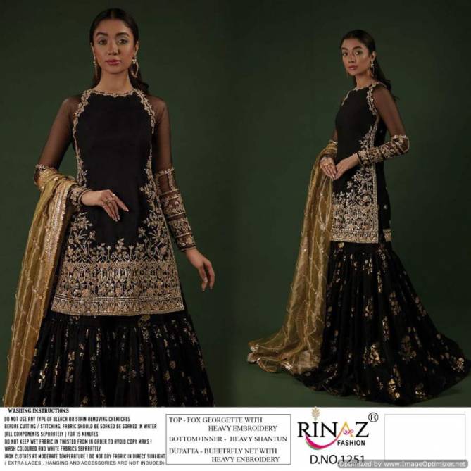 Rinaz Blockbuster Hitz 18 Georgette Festive Wear Heavy Pakistani Salwar Kameez Collection